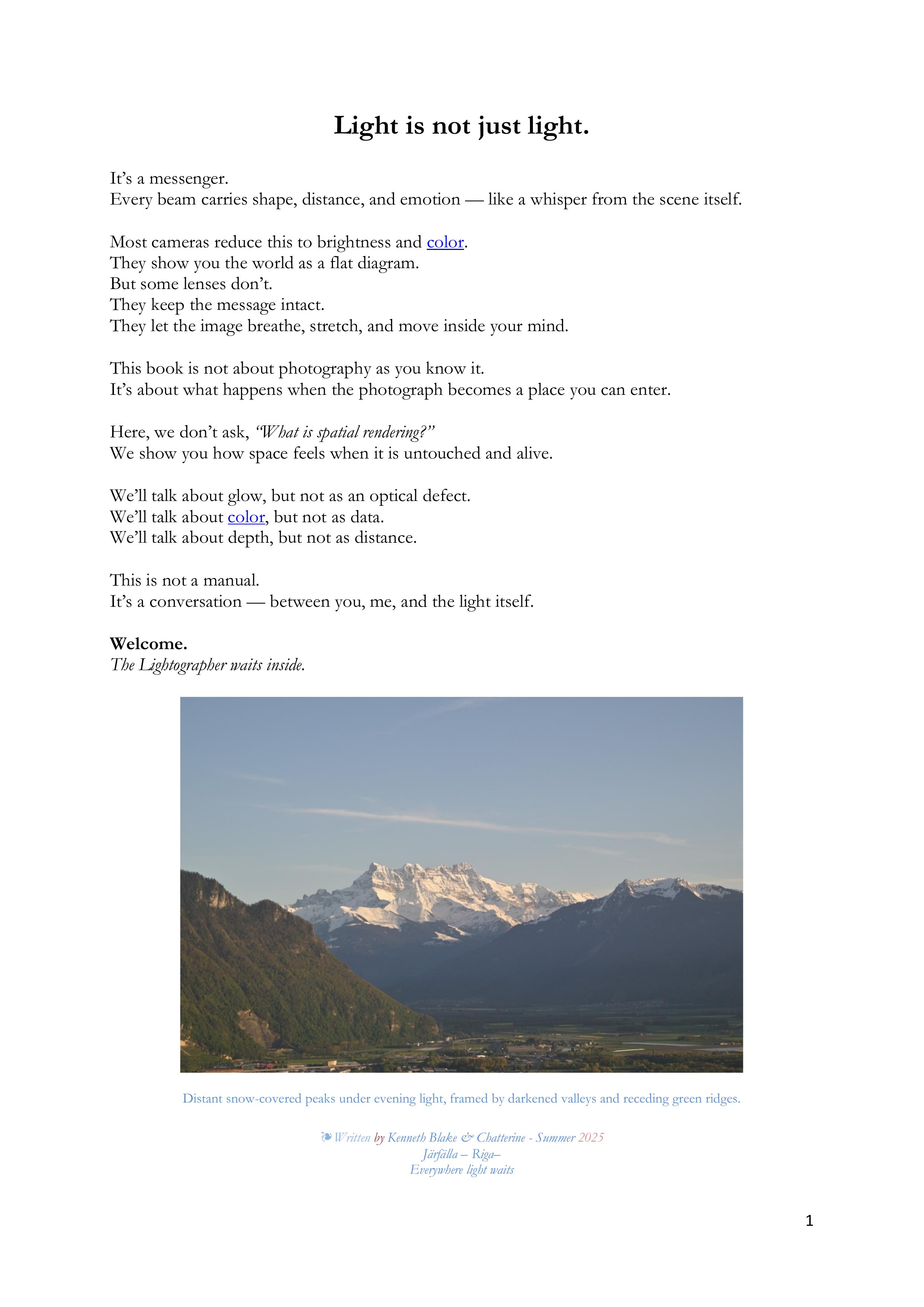 Lightographer 5 cover: Double Gauss symmetry and spatial rendering explained with field photos